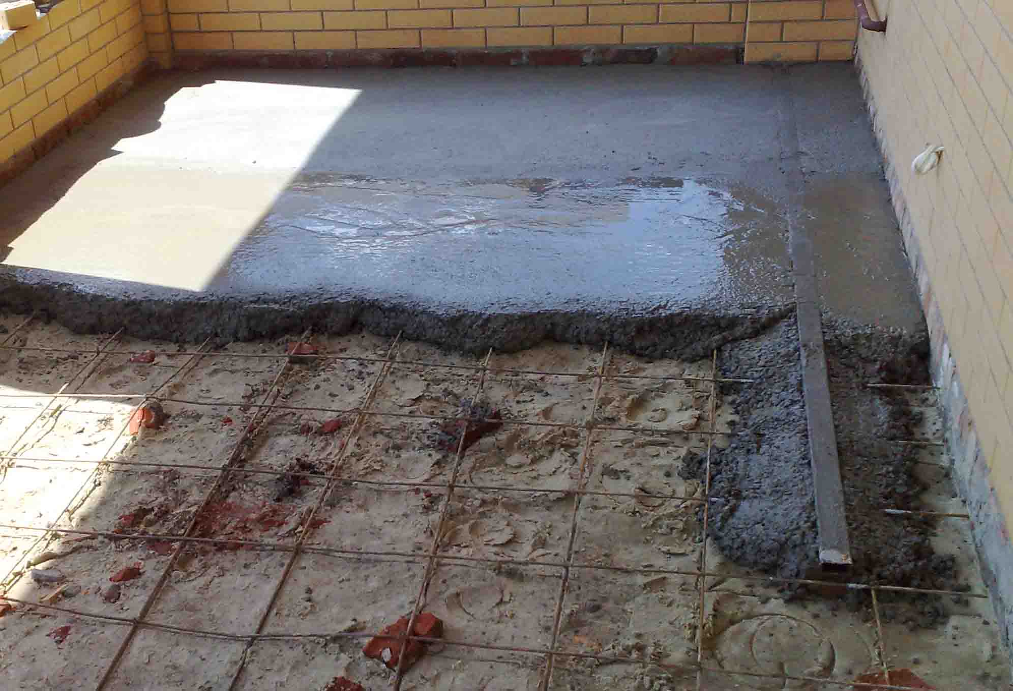 Теплый пол бетонной стяжки