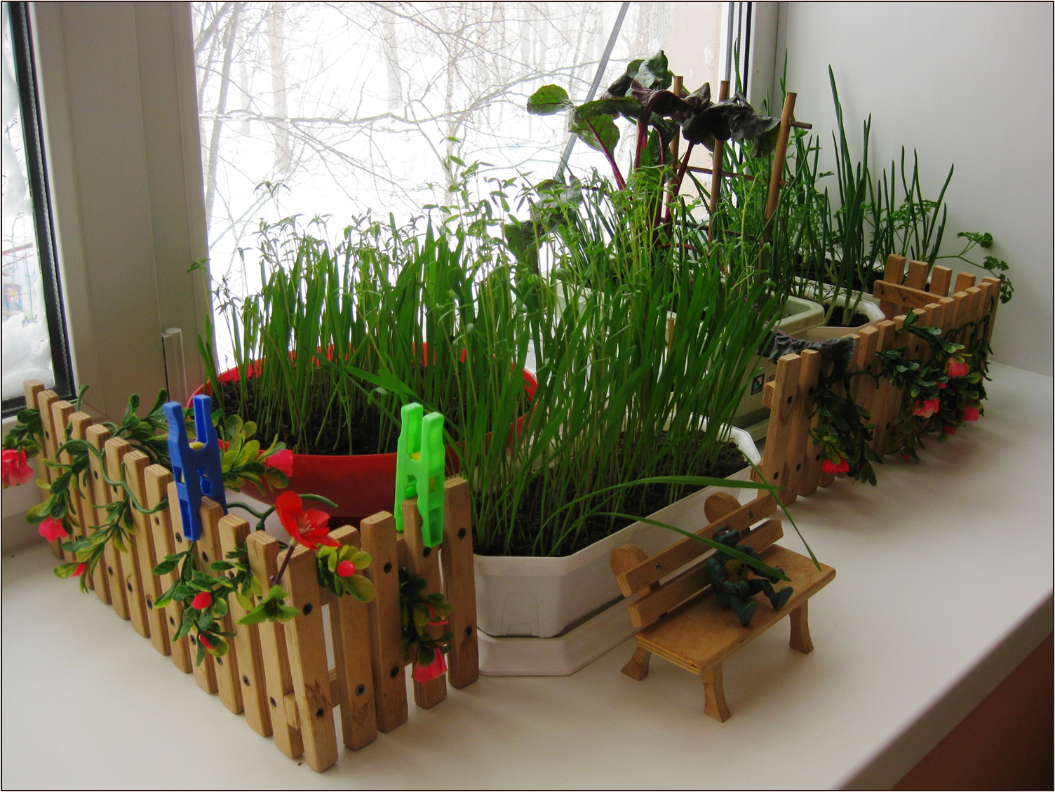 огород в детском саду оформление своими руками