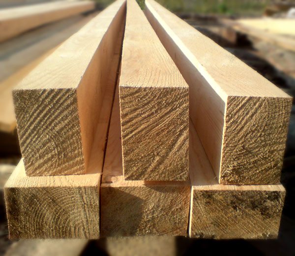 Изделия из древесины продаются погонными метрами